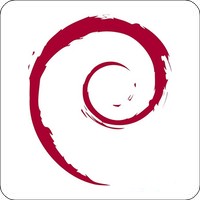 Notebook-Sticker - Debian Swirl