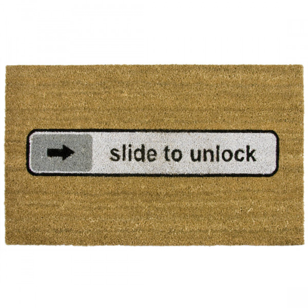 Fußmatte Slide to unlock