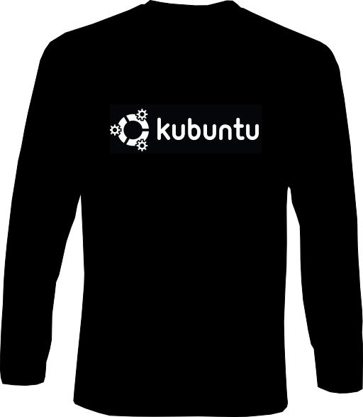 Langarm-Shirt - kubuntu