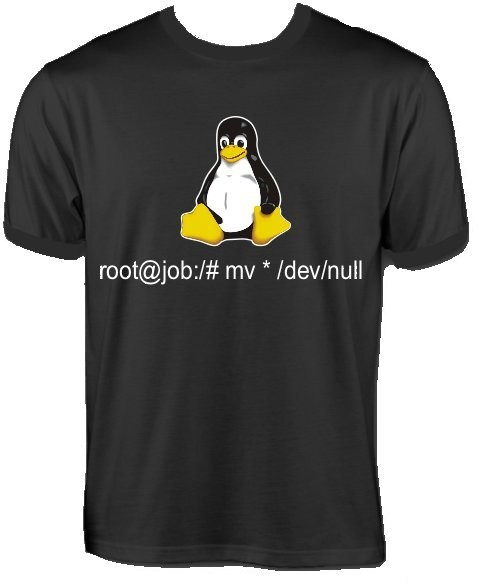 T-Shirt - Tux - root@job