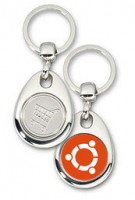 Schlüsselanhänger - Metall - ubuntu Logo - Einkaufswagen-Chip Schlüsselanhänger - Metall - ubuntu Logo - Einkaufswagen-Chip
