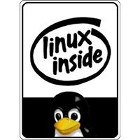 Notebook-Sticker - Linux inside Nr.4