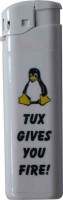 Linux Feuerzeug - Tux gives you fire Linux Feuerzeug - Tux gives you fire