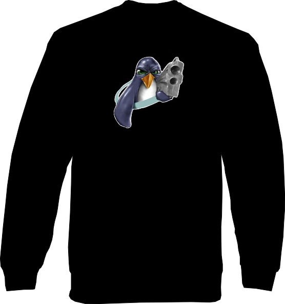 Sweat-Shirt - Tux Gun