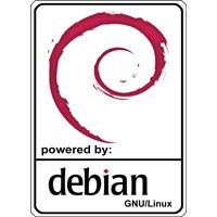 Notebook-Sticker - Debian