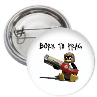 Ansteckbutton - Born to Frag