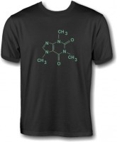 T-Shirt - Koffein Molekül T-Shirt - Koffein Molekül