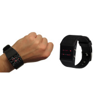 Binäre Armbanduhr Binäre Armbanduhr