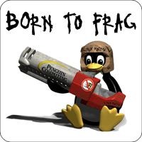 Tasten-Sticker - Born to frag