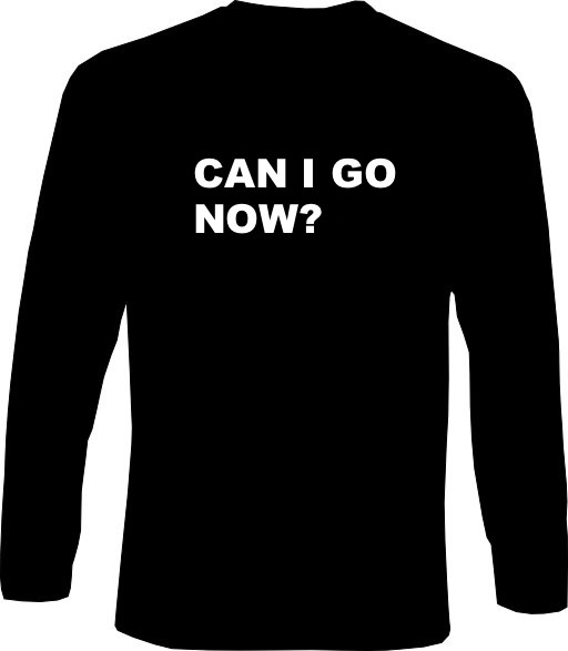 Langarm-Shirt - Can I go now