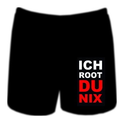 Boxershorts - Ich root du nix