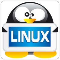 Maxi-Sticker - Linux Tux